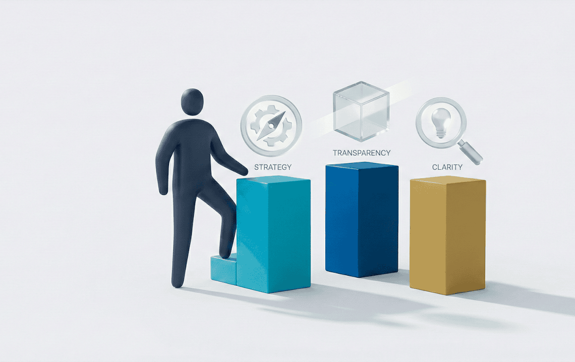 Values focused on strategy, transparency and independent advice